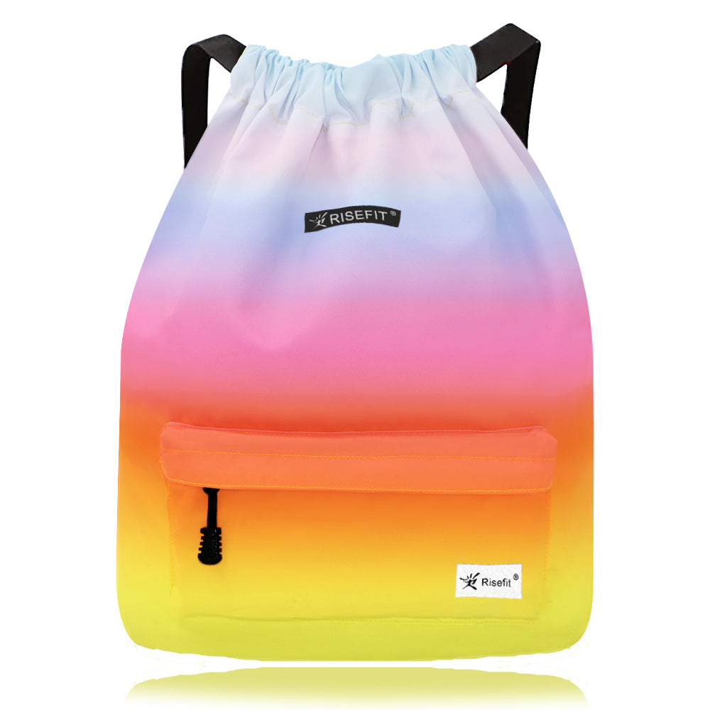 Risefit Drawstring Swimming Bag School PE Bags Waterproof Gym Backpack –  Risefitpro