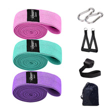 Load image into Gallery viewer, Risefit Long Resistance Bands Set Fabric
