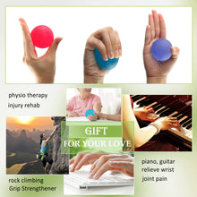 Load image into Gallery viewer, Risefit Soft Elastic Physio Hand Exercise Balls, Squeezy Therapy Balls Stress Balls for Adults Weak Wrist, Arm Hands Recovery and Stress Relief
