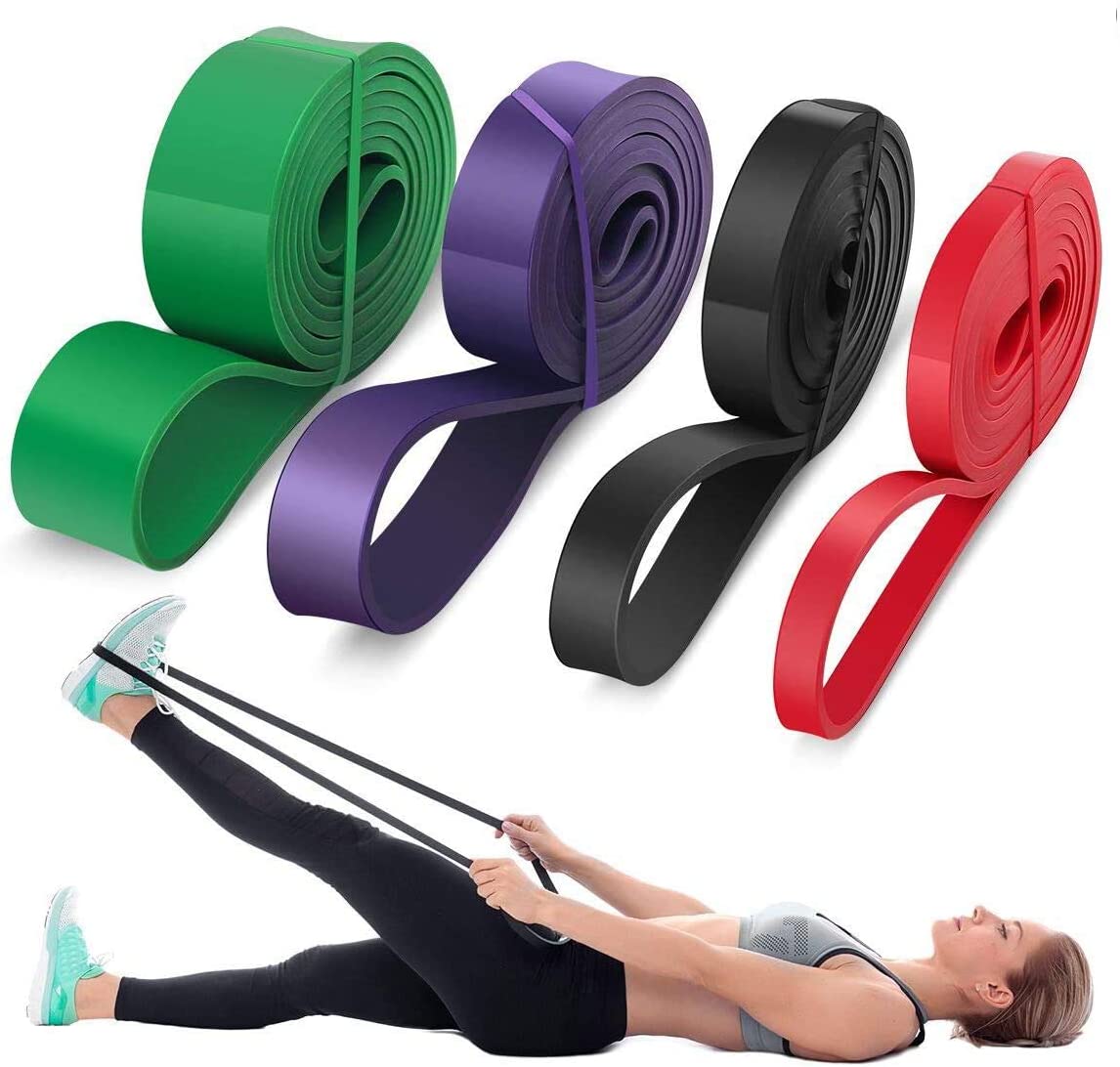 Risefit Resistance Bands Set 3 Pack Stretching Bands with Carry Bag,  Latex-Free Elastic Exercise Band for Fitness or Workout, Thera Band for  Physical